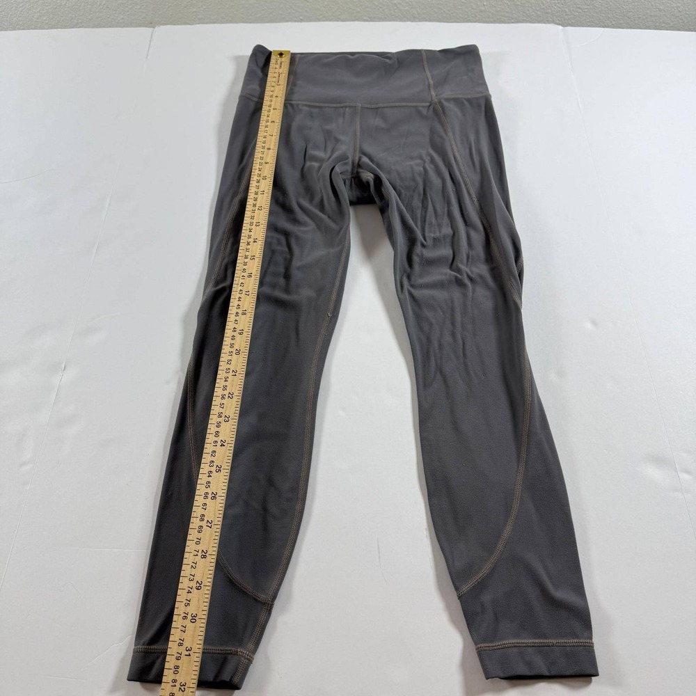 Athleta Womens High Waisted‎ Athletic Leggings Gray Stash Pocket Size S - Picture 12 of 16